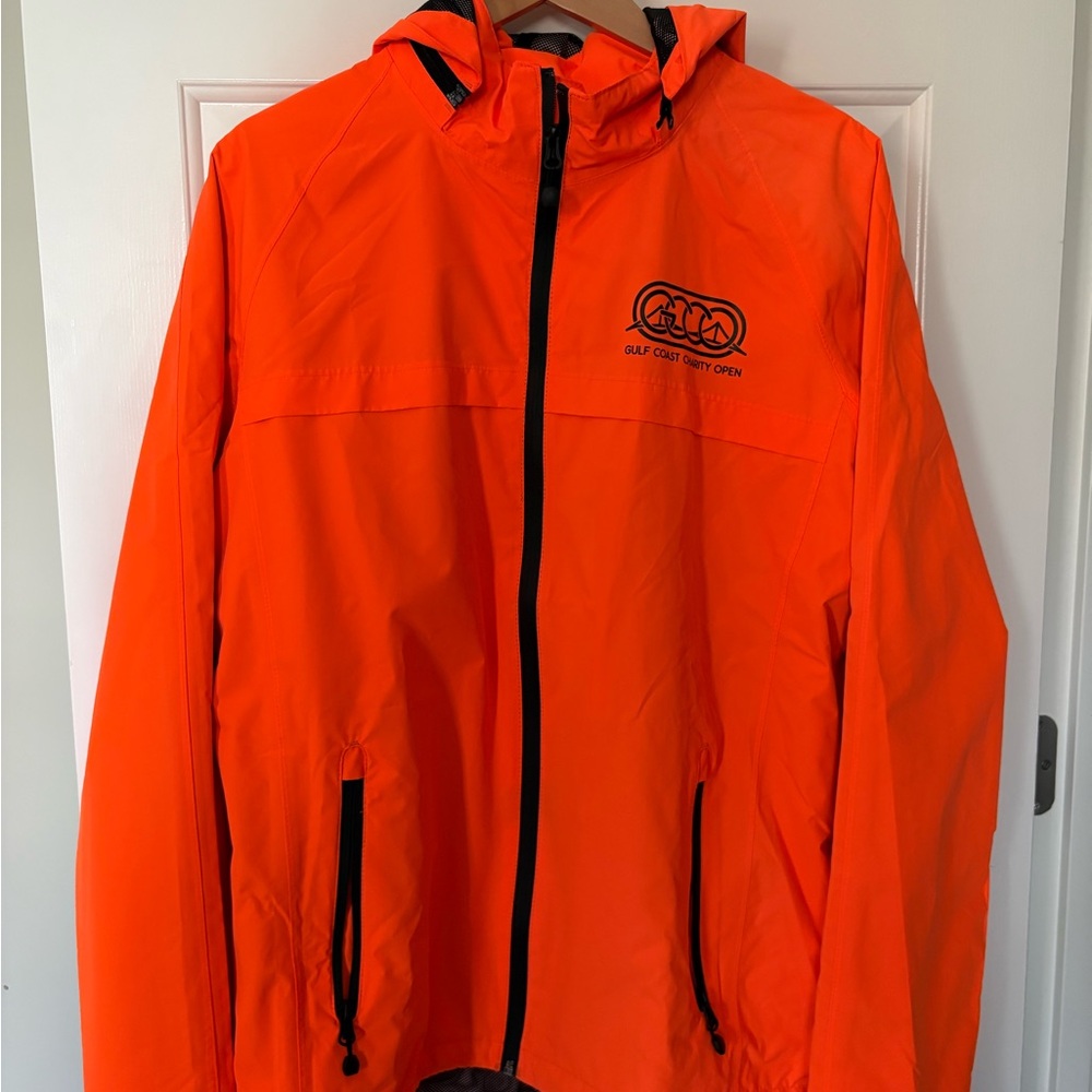 Port Authority Orange Rain Jacket